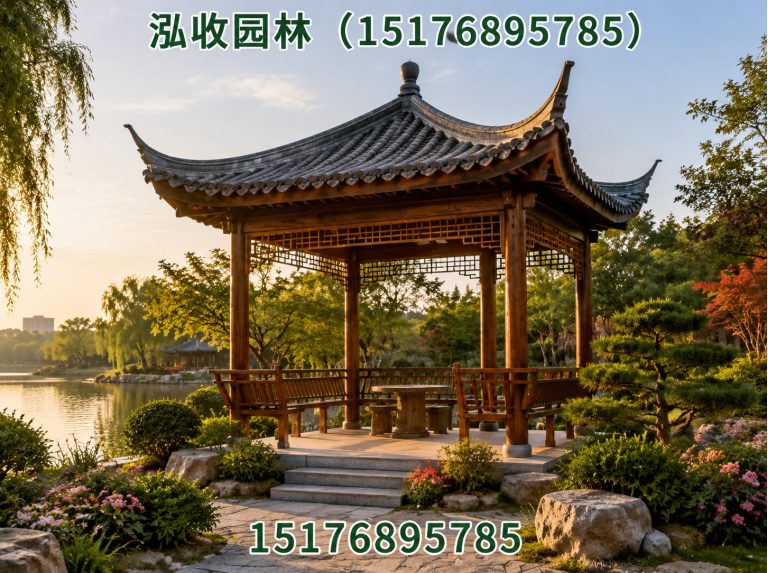 保亭防腐木凉亭展示图